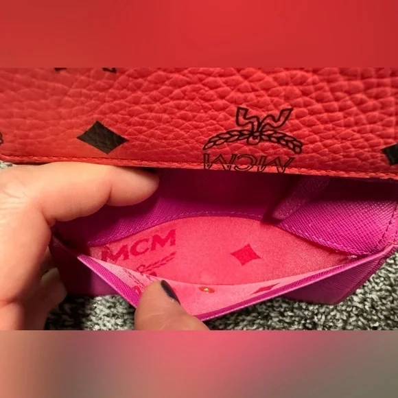 MCM trifold wallet